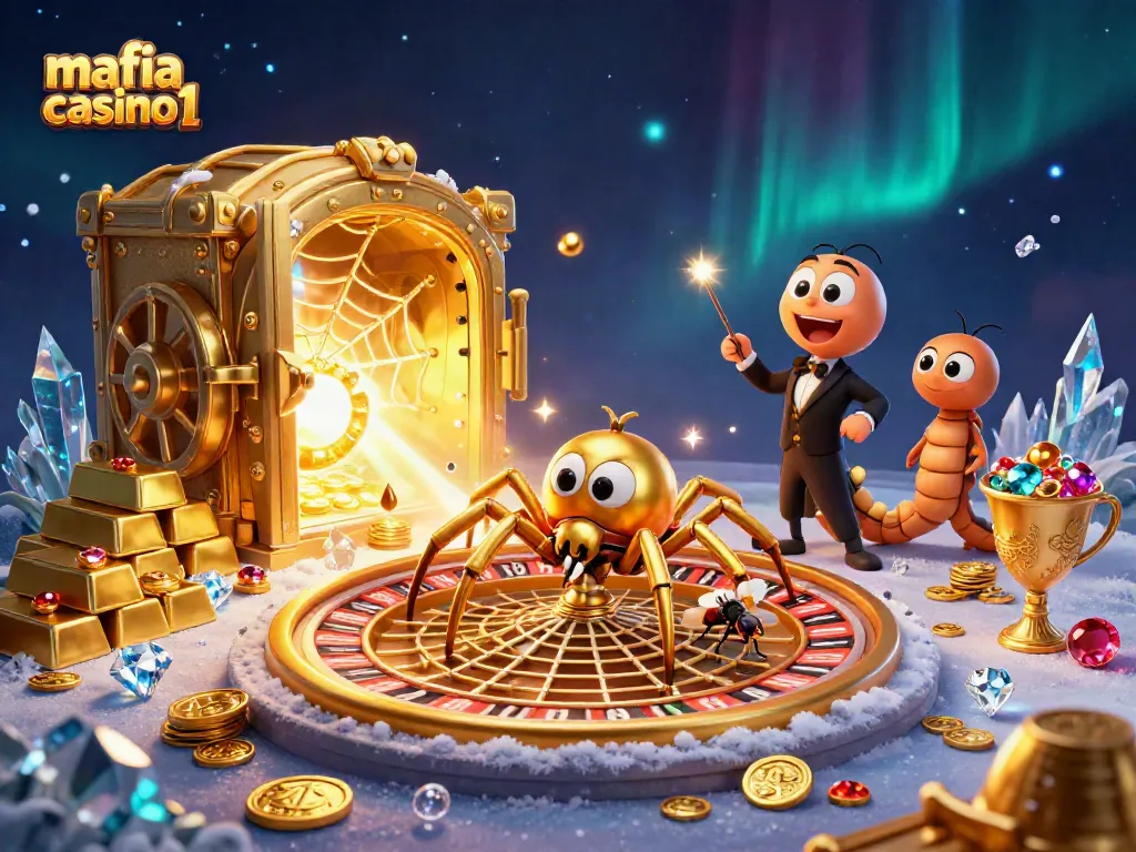 Experience winning strategies at mafia casino 1 with a vibrant 3D casino scene depicting bets and excitement.