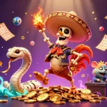 Experience the excitement of game nổ hũ with vibrant characters and dynamic casino elements.