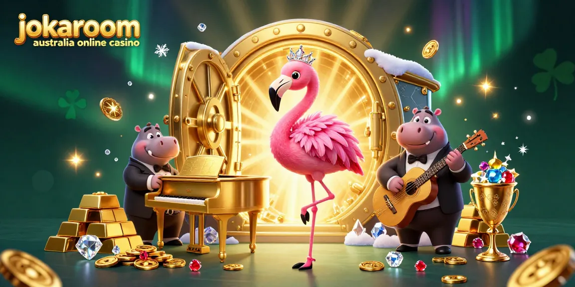 Experience the excitement with jokaroom australia online casino featuring vibrant casino characters and elements.
